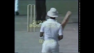 Sunil Gavaskar 121 vs West Indies  Delhi 2nd test 1983 [upl. by Assetak]