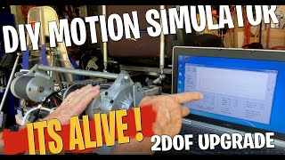 DIY motion simulator Arduino IBT2 24 volt Jazzy Wheelchair motors  How to set up SMC3 simtools [upl. by Sielen816]