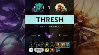 Thresh Support vs Leona  KR Master Patch 149 [upl. by Ern]