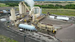 Asphalt Plant Video Sedalia CO Next to the UPBNSF Joint Line [upl. by Larimor]