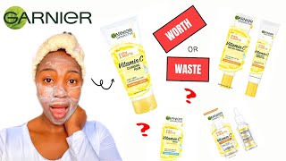 GARNIER VITAMIN C 🍋 EVEN amp MATTE PRODUCT RANGE REVIEW [upl. by Nodnart394]