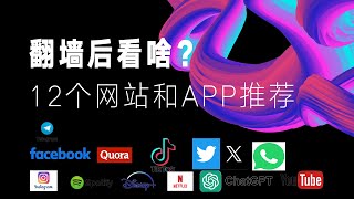 【每日更新】你翻墙后到底应该看啥？12个超实用网站和APP推荐！ [upl. by Vitoria]