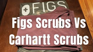 Figs scrubs vs Carhartt scrubs [upl. by Aoh]