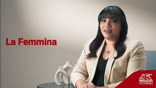 Generali Life La Femmina Ambassador  Sheela Yeoh [upl. by Essilem989]