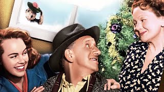 A Christmas Wish 1950 COLORIZED  Family Comedy  Full Length Movie [upl. by Attevroc]