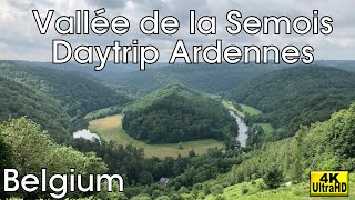 Belgiums Scenic Route Bouillon Castle to Jambon de la Semois [upl. by Leinto826]