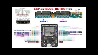 BLUERETRO PARTE 01 GRAVAÇÃO E INSTALAÇÃO ESP32 PLAYSTATION 02PS2 [upl. by Ainot]