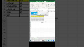 How to use Goal Seek Function in excel 😲 excel bestvideo [upl. by Parcel]