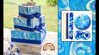 How to Marble Modeling Chocolate by Wicked Goodies [upl. by Ime]