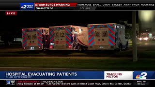 Fawcett Hospital evacuates patients as Hurricane Milton approaches Florida [upl. by Yborian]