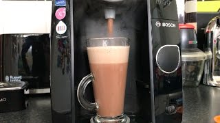 Bosch Tassimo Joy Cadburys Hot Chocolate  demo [upl. by Ilujna482]