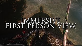 TES V  Skyrim Mods Immersive First Person View [upl. by Carmelo]