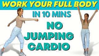 10 Minute Full Body Workout  NO JUMPING Fat Burner  No Equipment Low Impact Workout [upl. by Kenti]