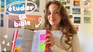 ÉTUDIER SA BIBLE  mes conseils débuter approfondir la lecture ✨ [upl. by Adieno]