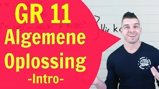 Gr 11 Wiskunde  Trigonometrie  Algemene Oplossing Intro [upl. by Renault]