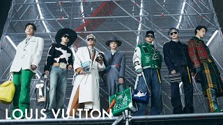 BTS at the Mens FallWinter 2021 Show  LOUIS VUITTON [upl. by Market]