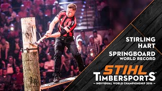 Springboard World Record  STIHL TIMBERSPORTS® [upl. by Galang300]