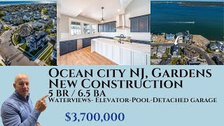 Step Inside Ocean Citys Finest  Property Tour 217 Bay Rd NJ  5 BR 65 BA Pool Elevator [upl. by Dunham]