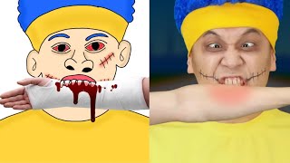 D Billions  Zombie Dance with ChaCha Chicky Boom Boom amp Lya Lya drawing meme video [upl. by Aroda]