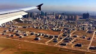 Landing in Erbil Airport دابةزيني فروكة لة هةولير [upl. by Aicillyhp]