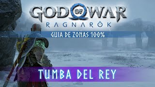 God of War Ragnarok Guia de Zonas 100  Tumba del rey Localización coleccionables [upl. by Epilif]