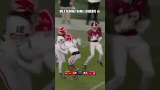 Alabama vs Georgia ending was CINEMA 🍿 [upl. by Marleen]