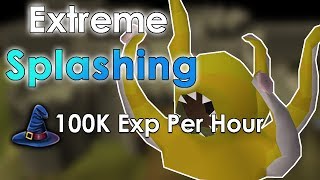 Best Way To Splash In Old School Runescape 100K ExpHR Extreme AFK [upl. by Riebling748]