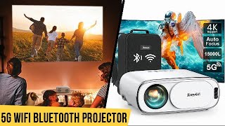 New Releases JIMVEO Projector 5G WiFi Bluetooth Projector [upl. by Devora]