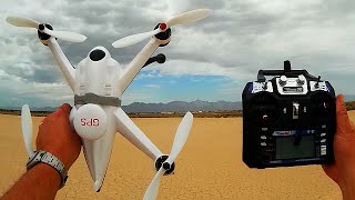 Flying 3D X8 GPS Telemetry Drone Review [upl. by Gitlow]