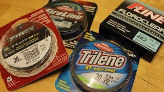 How to tie Fluorocarbon to Mono [upl. by Marquita]