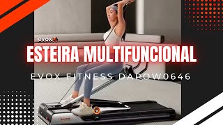 Esteira Eletrica Multifuncional Evox Dapow 0646  Evox Fitness [upl. by Nerti]