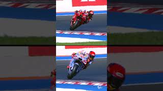 Pecco and Marc last corner comparison  2024 EmiliaRomagnaGP [upl. by Evers829]