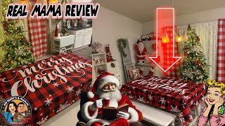 Real Mama Review UArtlines Christmas Tablecloth Red Plaid [upl. by Maupin]