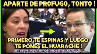 Le dan P4L1ZA al PR0FUG0 Julieta Ramírez le da CH1NG4 Bien Dada a Ricardo Anaya [upl. by Yelkrab]