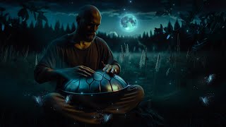 Gentle Handpan Music 💤 DEEP HEALING SLEEP ★︎ Instant Relief From Insomnia • Peaceful Sleep Music [upl. by Nodlew]