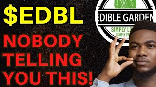 EDBL Stock TUESDAY TARGETS upcoming week alert EDBL [upl. by Sankey]