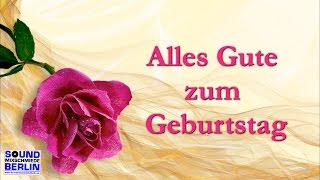 Alles Gute zum Geburtstag Lied ❤️schönes Geburtstagslied 🎶😍Geburtstagswünsche mit Text Lyric Video [upl. by Sharline624]