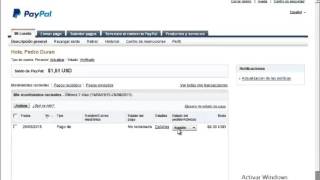 Aceptar un pago en paypal [upl. by Gwyn]