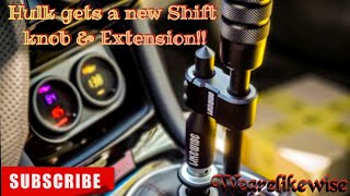 New quotLikeWisequot shifter amp extension combo on my 2018 Stiunboxing amp install [upl. by Allison808]