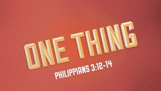 ONE THING  Pastor Jack Graham  Philippians 31214 [upl. by Araem]