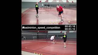 Badminton speed competition Harry richtige Aufstellung  falsche Aufstellung out of ranking [upl. by Behnken]