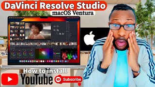 Davinci Resolve Studio  macOS Ventura [upl. by Courtenay]