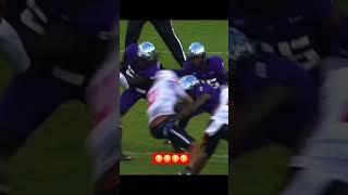 Hardest football hits you will see today americanfootball football hardhittingfootball [upl. by Wachter959]