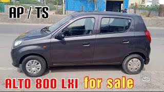 Alto 800 Lxi  201213  for sale Telugu  9342022929 [upl. by Esac716]