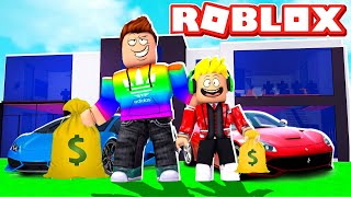 Dad amp Son BUILD 1000000000 MANSION Roblox Tycoon [upl. by Felike]