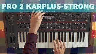 DSI PRO 2 KARPLUSSTRONG SOUND DESIGN TUTORIAL  Synthesize This Ep06 [upl. by Naaman959]