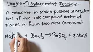 Double Displacement reaction [upl. by Nabala]