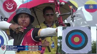 NUR IEKA HARIESYA vs JOEY TAN  Recurve Women Individual Final  KMK2024 Siri 2 [upl. by Ahaelam790]