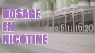 Le dosage en nicotine dans la cigarette éléctronique [upl. by Nerol]