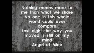 Aamir  Angel of Mine Monica Cover Lyrics [upl. by Noskcire]